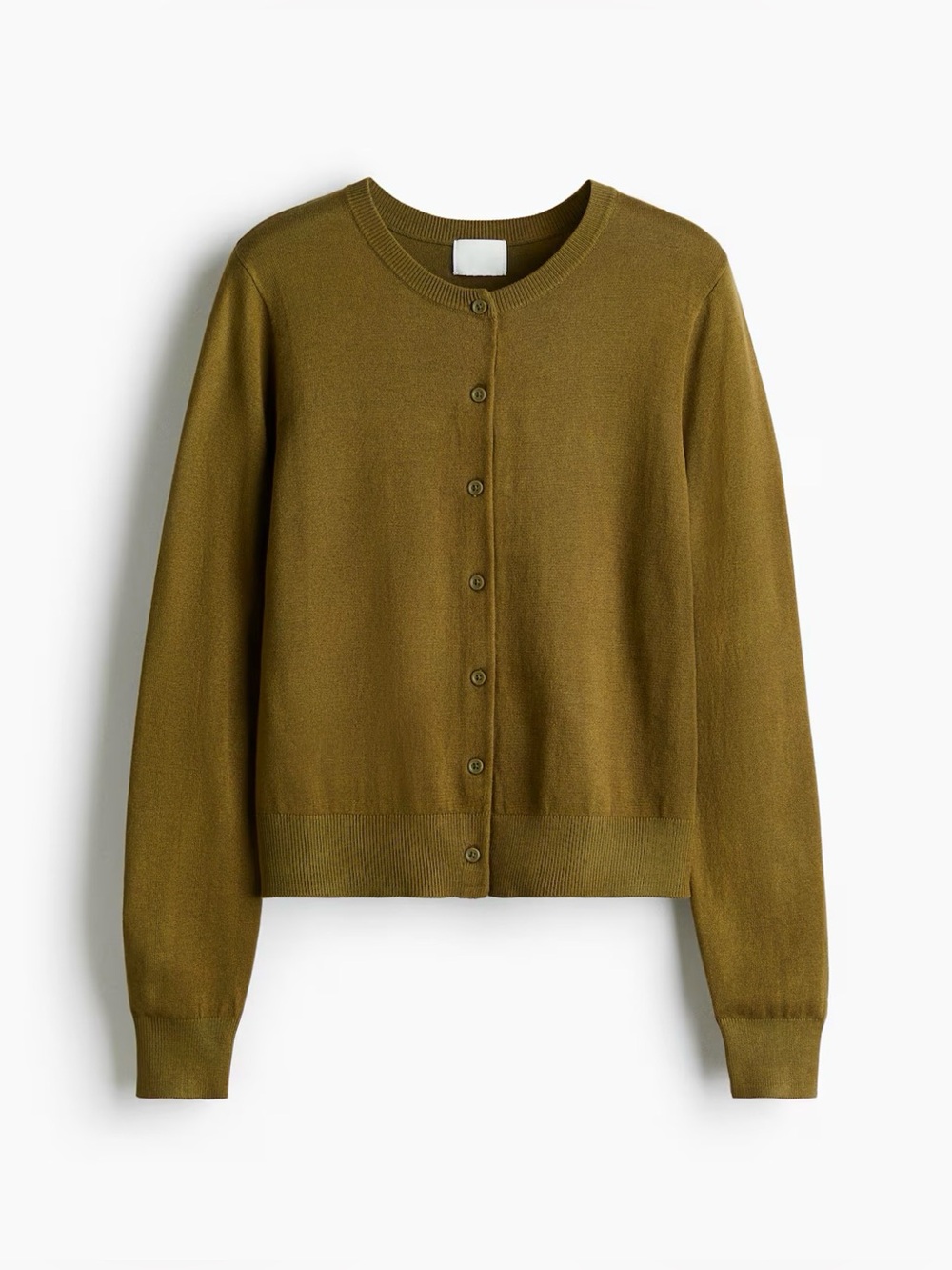 H&M Olive Green Knit Cardigan
